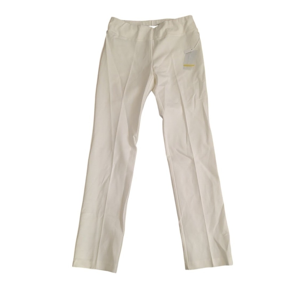 Insight New York Womens Winter White Straight‎ Leg Pants Size 6 NEW